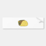super stuffed taco bumper sticker
