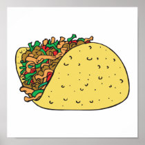 super stuffed taco posters