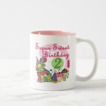 Super Sweet 2nd Birthday T-shirts and Gifts Mug