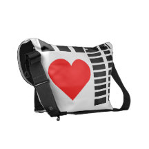 Super Sweet Heart Messenger Commuter Bags