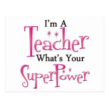 Super Teacher Postcards