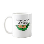 Super Uncle of Twins Pod Coffee Mugs
