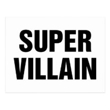 Super Villain Post Cards