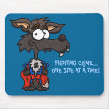 Super Wolf Mouse Pad