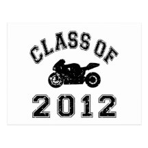 Superbike - Black Postcard
