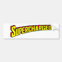 Supercharged Bumper Stickers