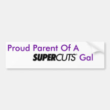 supercuts bumper sticker