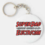SuperDad...Electrician Keychain