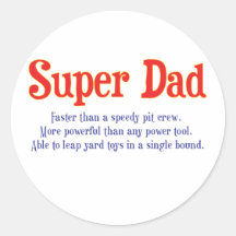 Superdad sticker