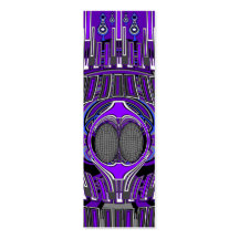 Superfly in blue and purple business card