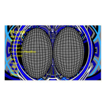 Superfly in dark blue business card