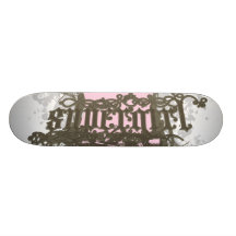 Supergirl Attitude Skate Board