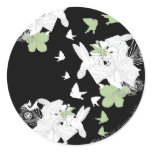 Supergirl Birds and Feathers stickers