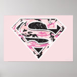 Supergirl Camouflage Logo posters