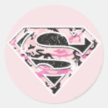 Supergirl Camouflage Logo Stickers