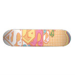 Supergirl Colourful Cloud Logo skateboards