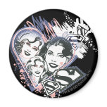 Supergirl Face Collage magnets