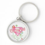 Supergirl Flower Madness keychains