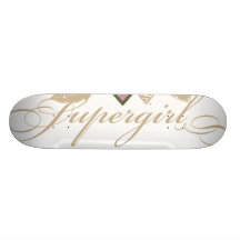 Supergirl Flowers Skateboards