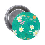 Supergirl for Peace Pattern buttons
