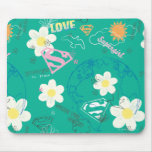 Supergirl for Peace Pattern mousepads