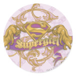 Supergirl Golden Cat 3 stickers