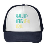 Supergirl Green and Yellow hats