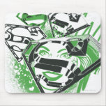 Supergirl Green Spills mousepads