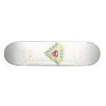 Supergirl Groovy Logo Skate Board