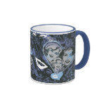 Supergirl Hearts and Lips Pattern mugs