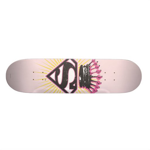 Supergirl Logo with Crown Skateboards