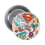 Supergirl Love Buttons