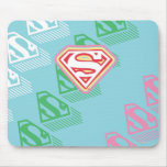 Supergirl Pastel  Repeat Pattern mousepads
