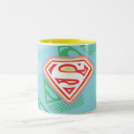 Supergirl Pastel  Repeat Pattern mugs