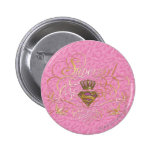 Supergirl Pink buttons