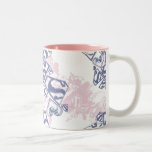 Supergirl Pink and Purple Pattern mugs