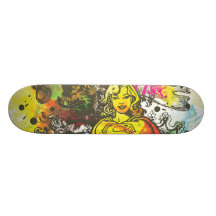 Supergirl Power Skate Deck