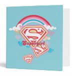 Supergirl Rainbow binders