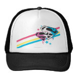 Supergirl Rainbow Stripes hats