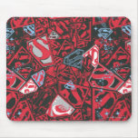 Supergirl Stary Red Pattern mousepads