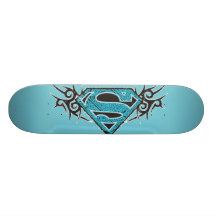 Supergirl Tribal Pattern Logo Skateboard Decks