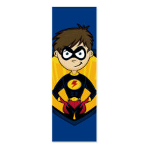 Superhero Boy Bookmark Business Cards