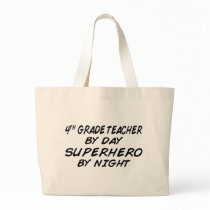 Superhero by Night - 4th Grade Canvas Bag
