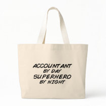 Superhero by Night - Accountant Canvas Bags