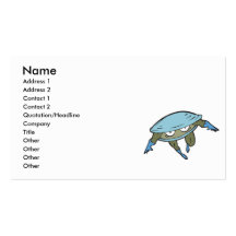 superhero clam business cards