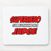 Superhero...Judge Mousepads