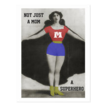 Superhero Mom Post Card