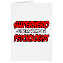Superhero...Psychologist Cards