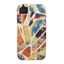 Superhero Shattering iPhone 4 Cover