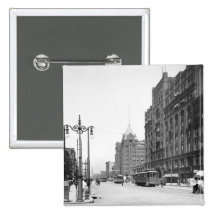 Superior Avenue, Cleveland: 1905 Pinback Button
